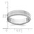 Sterling Silver Rhodium-plated Polished and Textured 5.00mm Band Size 11 Mens Ring