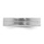 Sterling Silver Rhodium-plated Polished and Textured 5.00mm Band Size 9 Mens Ring