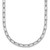 Sterling Silver Rhodium-plated Polished and Twisted Paperclip Link 16 Inch with 2 Inch Extension Necklace