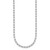 Sterling Silver Rhodium-plated Polished and Twisted Paperclip Link 16 Inch with 2 Inch Extension Necklace