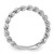 Sterling Silver Rhodium-plated Polished Chain Link Ring - QR-EC8C1342-8873