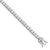 Sterling Silver Rhodium-plated Polished CZ Tennis Bracelet - QG-67CB7BD2-3425