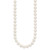 14k 7-8 mm White Near-Round Freshwater Cultured Pearl 28 inch Necklace