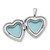 Sterling Silver Rhodium-plated Polished Front/Brushed Back 16mm Heart Locket