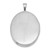 Sterling Silver Rhodium-plated Polished Front/Brushed Back ALWAYS ON MY MIND FOREVER IN MY HEART 20mm Oval Locket