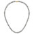 14K 7-8mm Grey Near Round Freshwater Cultured Pearl 20 inch Necklace