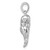 Sterling Silver Rhodium-plated Polished Manatee and Baby Pendant - PL-D31297CD-5049