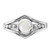 Sterling Silver Rhodium-Plated Polished Mother of Pearl Ring - QR-82F3AB0C-7756