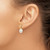14K 7-8mm White Rice Freshwater Cultured Pearl Post Dangle Earrings - XF-20C12472-3827