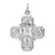 Sterling Silver Rhodium-plated Polished Solid Miraculous Medal Pendant - QC-0EBFC0E0-6679