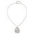 Sterling Silver Rhodium-plated Polished w/ 1.75in Ext. Necklace