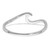 Sterling Silver Rhodium-Plated Polished Wave Ring - PL-BFC7C4F5-5846
