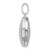 Sterling Silver Rhodium-plated Polished with Beaded Border 20mm Round Locket