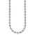 Sterling Silver Rhodium-plated Puffed Anchor/Mariner Link 18 inch Necklace - QG-846D91F1-2971