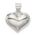 Sterling Silver Rhodium-plated Puffed Heart Charm - QC-7739E4C6-4541