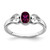 Sterling Silver Rhodium-plated Rhodolite Garnet Ring - RM-6D0F7BA6-8806