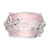 Sterling Silver Rhodium-plated Rose Quartz/White Sapphire Ring - QR-C62F2829-7026