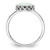 Sterling Silver Rhodium-plated Round White Created Opal Inlay Ring - QR-F84DA37B-1575