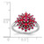 Sterling Silver Rhodium-plated Ruby Ring - QR-166E0A94-4057