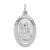 Sterling Silver Rhodium-plated Saint Christopher Medal - QC-A333AE6D-8605