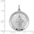 Sterling Silver Rhodium-plated Saint Jude Thaddeus Medal - QC-FCBCA322-3735