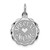 Sterling Silver Rhodium-plated Special Mom Disc Charm