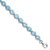 Sterling Silver Rhodium-plated Swiss Blue Topaz Bracelet
