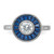 Sterling Silver Rhodium-plated Synthetic Blue Spinel and CZ Ring - QR-AF4B4EDF-9806