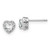 Sterling Silver Rhodium-plated White Topaz and Diamond Earrings - EM-81692891-3735