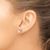 Sterling Silver Rhodium-plated White Topaz and Diamond Earrings - EM-81692891-3735