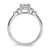 Sterling Silver Rhodium-plated White Topaz and Diamond Ring - RM-A7D8512E-1226