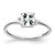 Sterling Silver Rhodium-plated White Topaz and Diamond Ring - RM-B9010425-8405