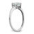 Sterling Silver Rhodium-plated White Topaz and Diamond Ring - RM-B9010425-8405