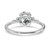 Sterling Silver Rhodium-plated White Topaz and Diamond Ring - RM-DC3551DE-8683