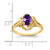 14k 7x5mm Oval Amethyst ring - Y2-3815F096-3961
