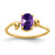 14k 7x5mm Oval Amethyst ring - Y4-DAE1859A-4382