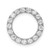 Sterling Silver Rhodium-platedCZ Chain Slide Pendant - QP-5D4CE5FC-3974