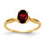 14k 7x5mm Oval Garnet ring - Y2-A5496F79-1471