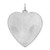 Sterling Silver Rhod-plated Eng. Heart Polish Front/Satin Back Disc Charm - QM-B48C8C1E-7416