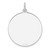 Sterling Silver Rhod-plated Eng. Rnd Polish Front/Back Disc Charm - QM-8A54DBFE-2263