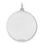 Sterling Silver Rhod-plated ENG. Round Polish Front/Satin Back Disc Charm - QM-55063CC3-9202