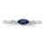 Sterling Silver Rhod-pltd Polished Created Sapphire/White Topaz Ring - QR-97DDF4E0-9700