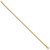 14K 8 inch 1.4mm Franco with Lobster Clasp Bracelet
