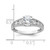 Sterling Silver Rh-plated 7mm Round Channel Set CZ Engagement Ring - QR-4A10768A-7469