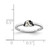 Sterling Silver RH-plated Black & White Enameled Puppy Children's Ring - QR-F4D6E00F-6516