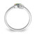 Sterling Silver RH-plated Multi-color Enameled Rainbow Children's Ring - QR-10BBCDC1-6273