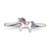 Sterling Silver RH-plated Multi-color Enameled Unicorn Children's Ring - QR-C19BD4C2-6539