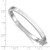 Sterling Silver RH-plated Polished 4mm w/ Safety Hinged Children's Bangle - QB-0C563E74-9553