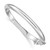 Sterling Silver RH-plated Polished 4mm w/ Safety Hinged Children's Bangle - QB-25673C21-9125