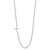 Sterling Silver Rh-plated Small Off-Set Sideways Curved Cross Necklace - QG-2DAAE3D8-4913